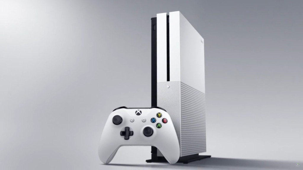The Xbox One S; smaller and better but alas the S does not stand for Scorpio.